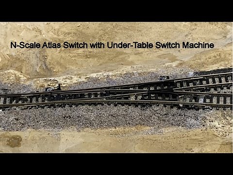 How to Install the Atlas HO N Under Table Switch Machine
