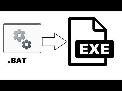 Hot to convert a BAT file into an EXE file