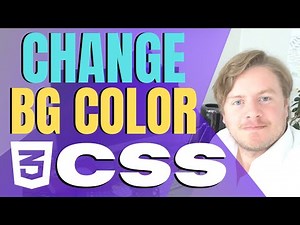 How to Change Background Color in CSS 2021