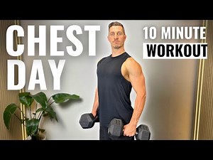10min DUMBBELL CHEST WORKOUT | Muscle Building | Follow Along