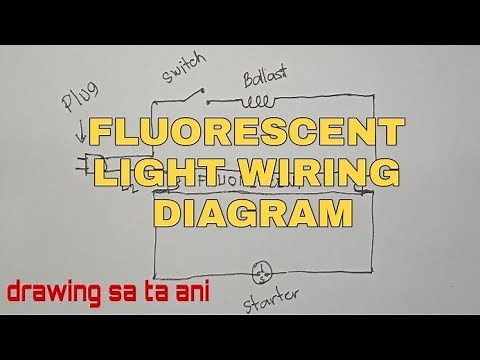 FLUORESCENT LIGHT WIRING DIAGRAM