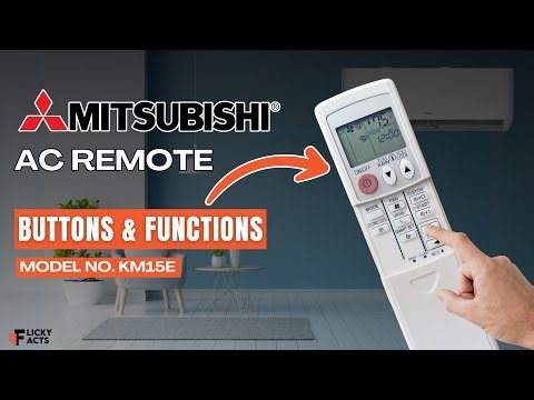 Mitsubishi AC Remote Buttons & Functions (Model : KM15E) | RCL Heat Pump Remote Guide