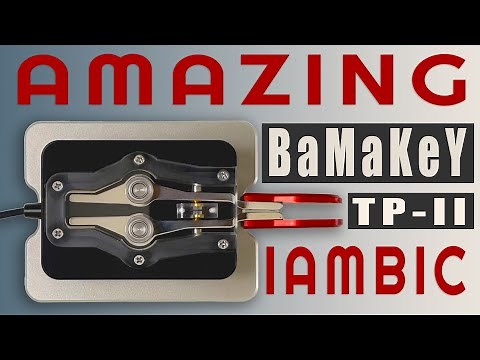 Bamakey TP-II Iambic Morse Code key for CW Ham Radio