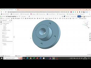 flange coupling - using onshape