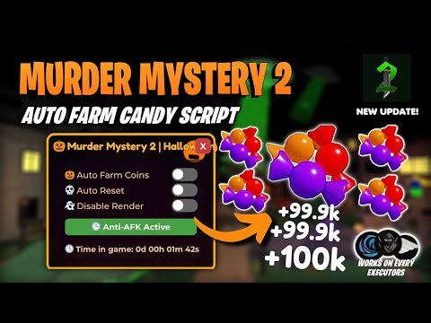 BEST MM2 AUTO FARM SCRIPT | HALLOWEEN EVENT 🎃| NEW AUTO FARM CANDY SCRIPT FOR MM2 KEYLESS Pastebin