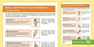 Early Years Pencil Grip Development: A Guide for Parents