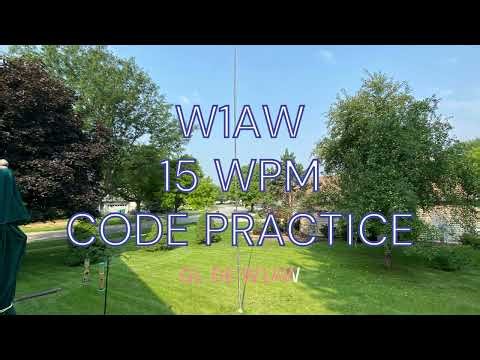 W1AW 15 WPM CODE PRACTICE