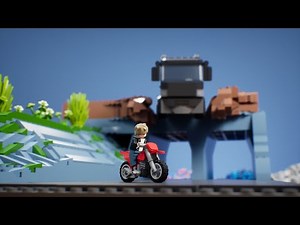 LEGO Terminator 2 Bridge Scene: Epic Action Recreated