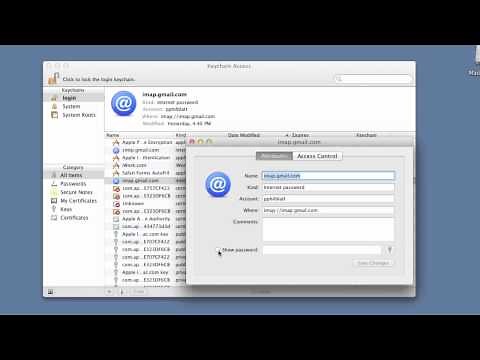 Using Keychain Access
