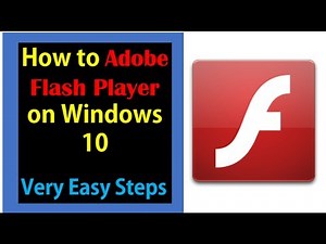 how to install adobe flash player on windows 10 very easy step by step