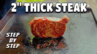 Thick Steak for Beginners on the Blackstone – Easy Griddle Guide