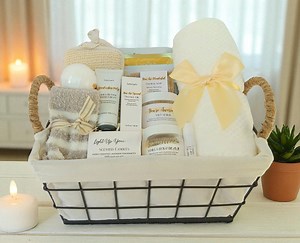 Deluxe Spa Gift Basket for Women: 16-piece Self-care Relaxation Kit - Etsy