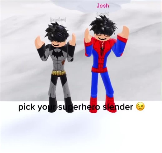 Choose Your Superhero Slender in Roblox