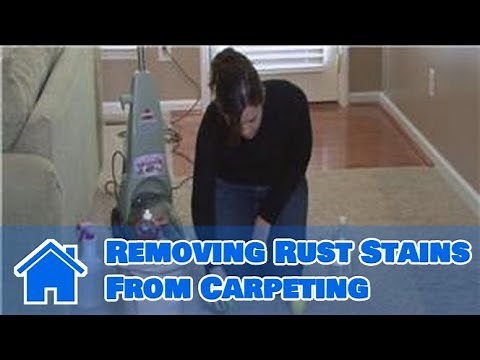 Cleaning Tips : Removing Rust Stains From Carpeting