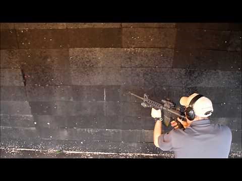 Ballistic Rubber Demonstration | Dura-Panel™ and Dura-Bloc™ | Range Systems