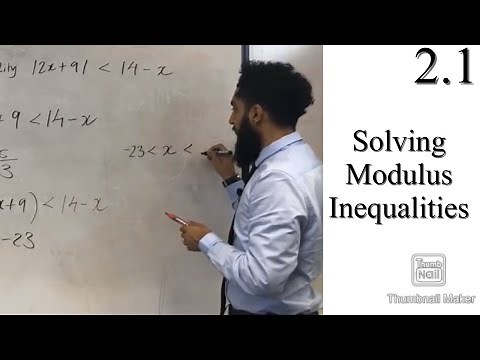Edexcel A level Maths: 2.1 Solving Modulus Inequalities