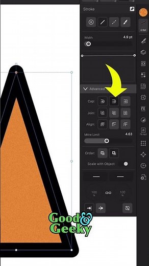 Affinity Designer V2 Beginner Tutorial - Sharp Corners