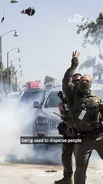 What grenade was used in the recent Melbourne protests?