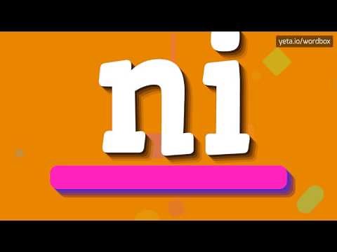 NI - How to pronounce it?
