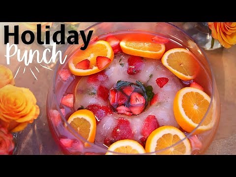 Holiday Punch | BEST PARTY PUNCH | Christmas Punch Recipe I Ice Ring