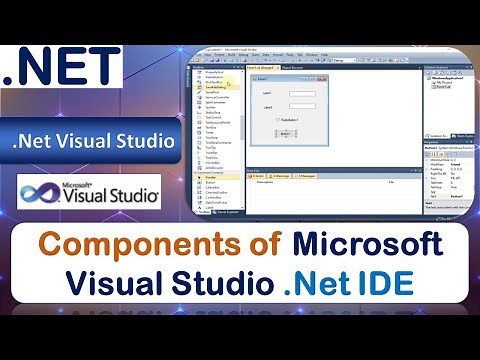 Components of .Net IDE | Microsoft Visual Studio