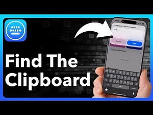 How To Find The Clipboard On iPhone