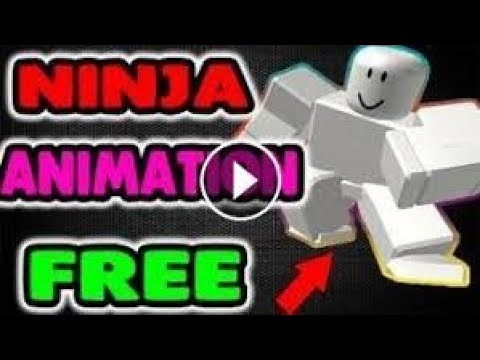 How to get the free ninja animation package in roblox for free 100% legit