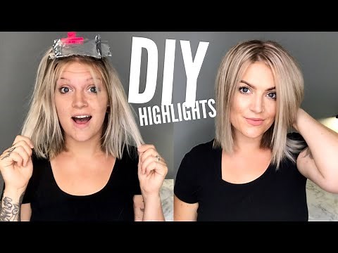 QUICK & EASY ROOT TOUCH UP PART 1| How to Highlight Hair at Home