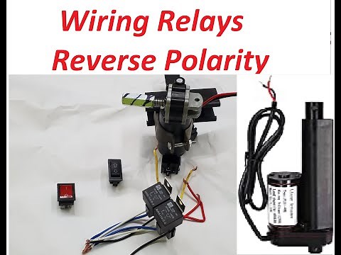2 relay polarity reversing wired to switch and dc motor color code wiring diagram