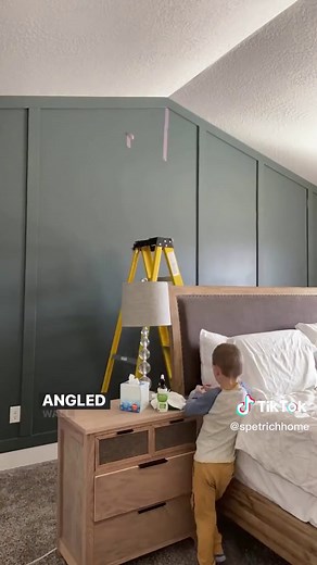 DIY Grid Wall Tutorial: Sherwin-Williams Homburg Gray