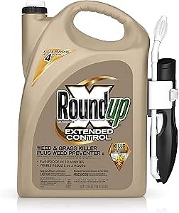 Roundup 5235056 Extended Control Weed & Grass Killer Plus Weed Preventer Ii Ready-to-Use Comfort Wand Sprayer, 1.33 Gallon (Older Model)