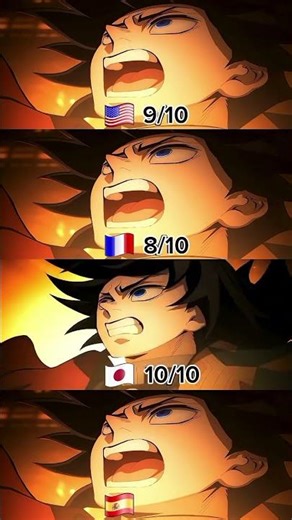 GIYU'S VOICE IN 4 LANGUAGES 🔥Last one 🥹 #anime #onepiece #demonslayer #trending #onepunchman