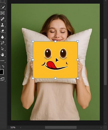 How to Make a Pillow Mockup Using Warp Tool With Photoshop! #shorts