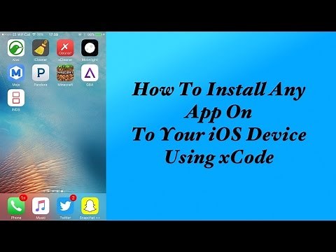 How it install apps free to your iPhone using Xcode