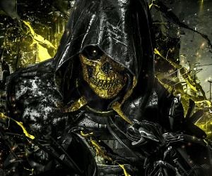 Gold Skull-Death Stranding Live Wallpaper