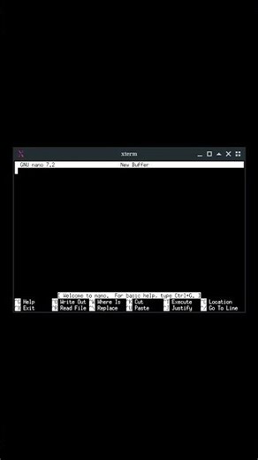 The Cutbuffer (^K, ^U) #nano #GNU #UNIX