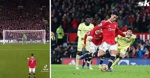WATCH – Peter Drury’s viral commentary for Cristiano Ronaldo’s 801st career goal in Manchester United win over Arsenal