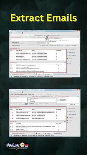 How to Extract Emails using Website URL and Keyword Search? Link in Description