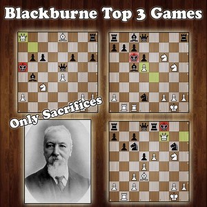 1.2M views · 16K reactions | Joseph Henry Blackburne's Top 3 games | Amazing Checkmates with Full of Sacrifices | Kings Hunt | Facebook
