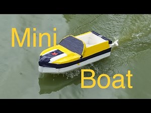 How to make RC Boat And Fast. And Remote Control. Diy and Foam Model Boat