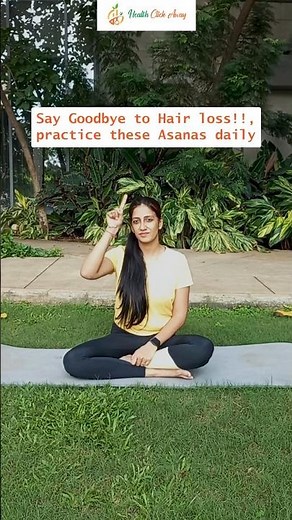 5 Yoga Asanas to Prevent Hairfall | Stop Hairfall | Yoga for Hair Growth