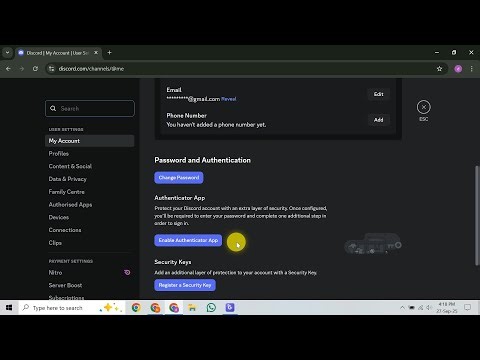 How To Enable Discord Authenticator