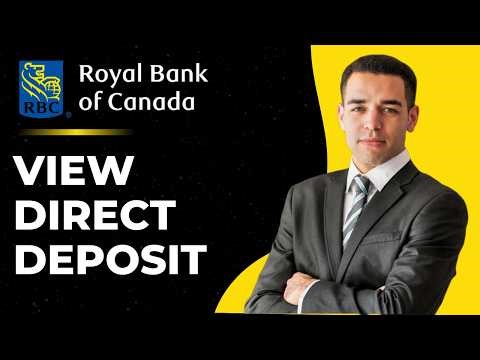 View Your Royal Bank Direct Deposit Information on RBC App
