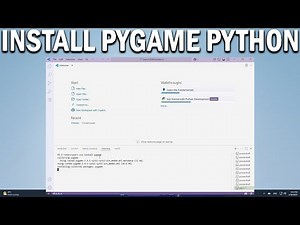 How To Install PyGame in VS Code