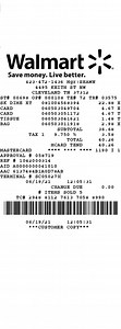 Walmart Receipt Demo Detail 1 < Receipt Templates < Match A Best Receipt Font!