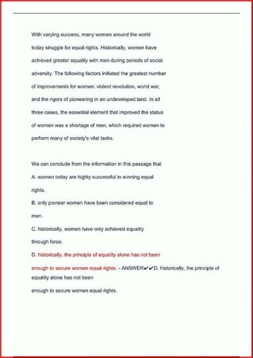 Accuplacer Reading Actual Test Practice Questions And Correc video