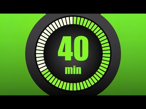 40 minutes Timer ⏲️ Alarm Full HD Countdown