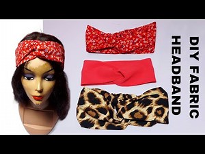 How to Make Trending Turban Headband for Beginners | DIY | Twisted Headband | Two Styles | Tutorial
