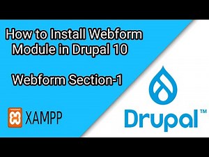 How to Install Webform Module in Drupal 10 - Section1 | Drupal Tutorial #8