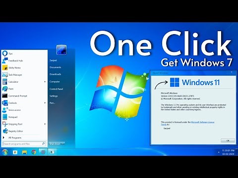 Making Windows 11 Look Like Windows 7 in One Click 🔥 (2025)